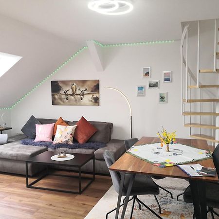 Auszeit2 Erfurt - Stilvolle Dachwohnung Mit Parkplatz - Zentrumsnah Buitenkant foto